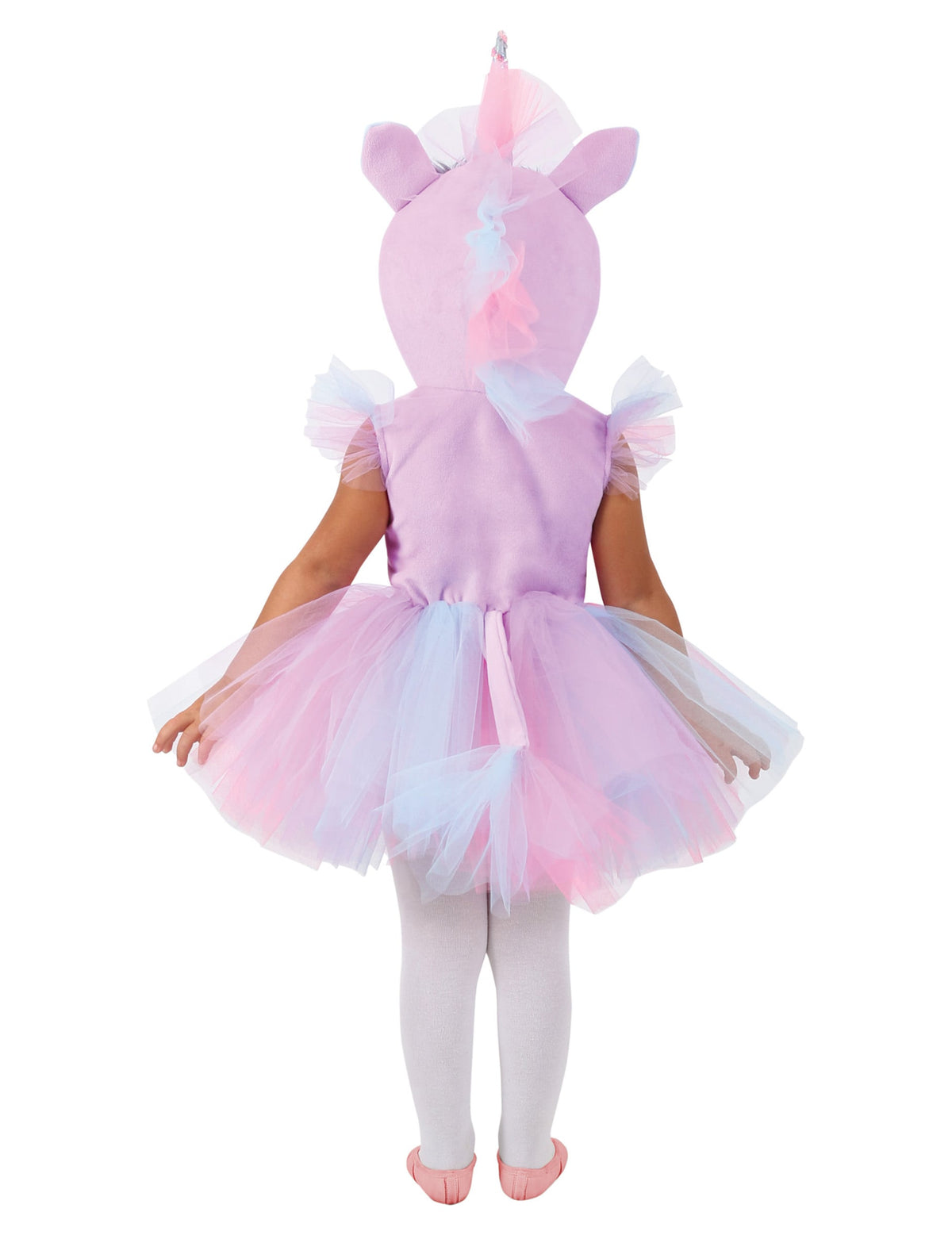 Vue de dos du déguisement licorne pastel pour bébé