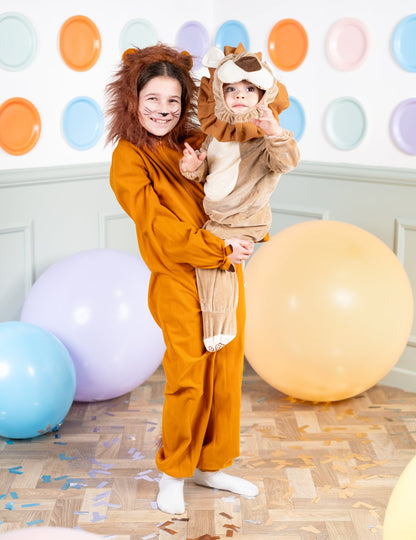 Vue d'ensemble du déguisement lion pour bébé