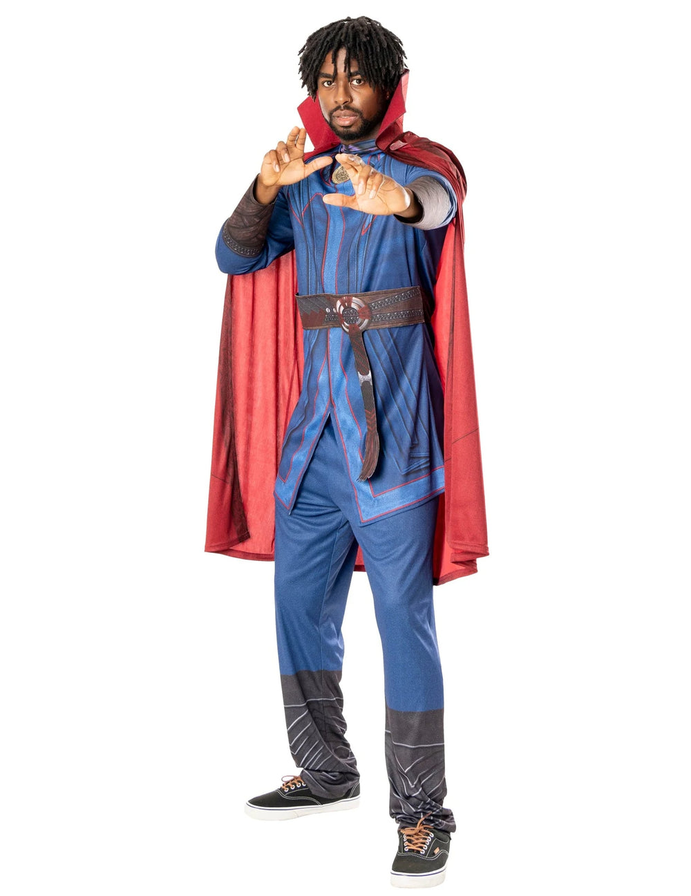 Vue de face du déguisement luxe Doctor Strange pour adulte