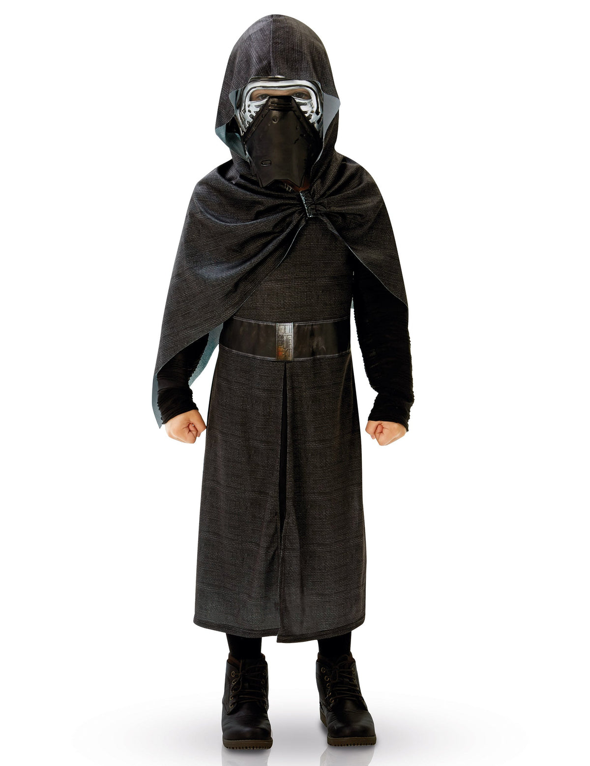 Déguisement luxe Kylo Ren Star Wars VII pour enfant noir avec masque et cape à capuche