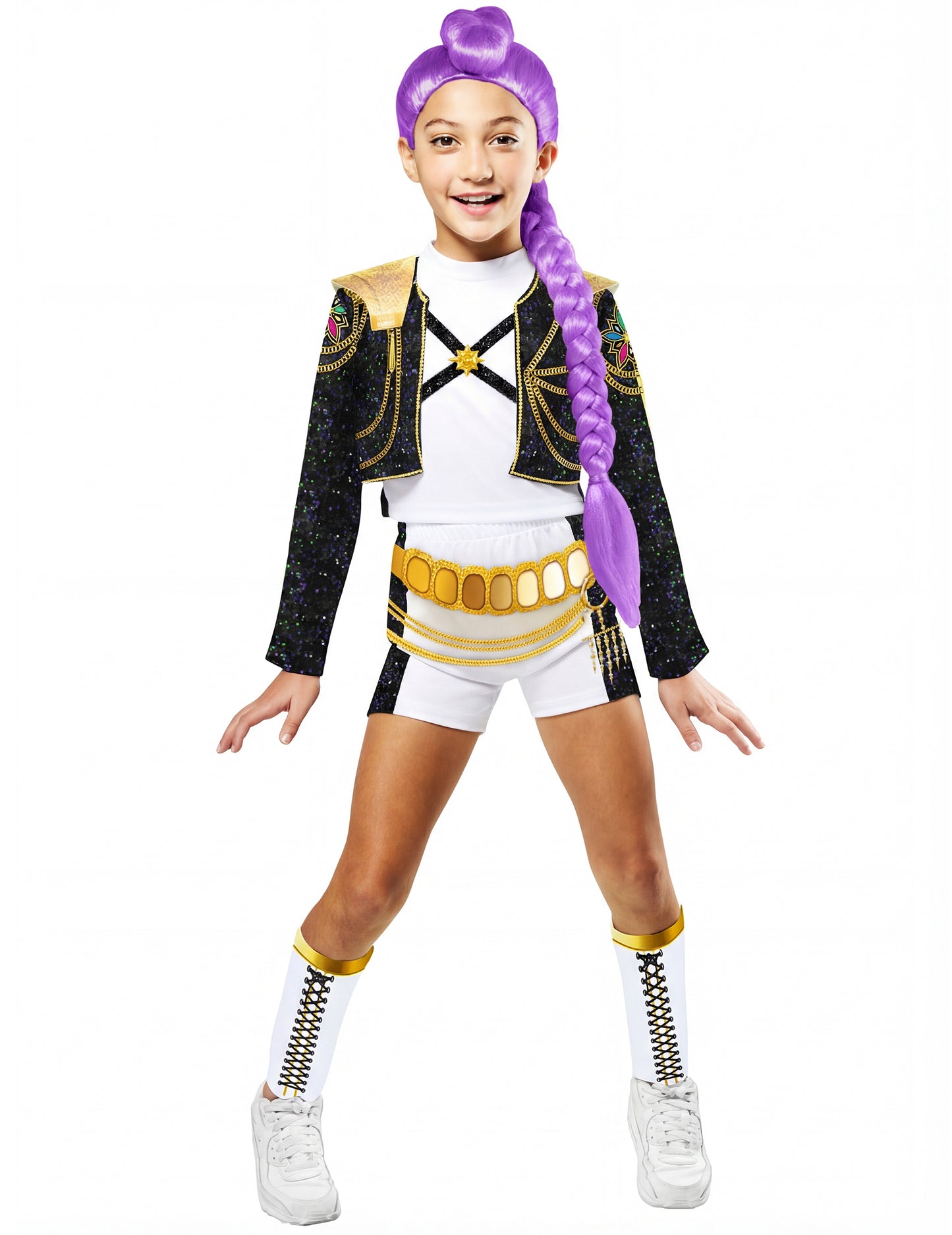 Fato de luxo Rumi Gold Kpop Demon Hunter? para menina