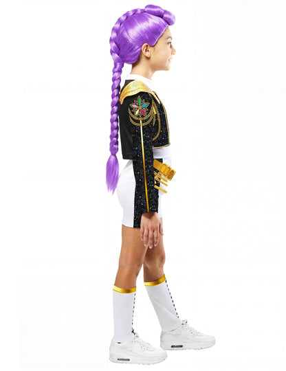 Fato de luxo Rumi Gold Kpop Demon Hunter? para menina