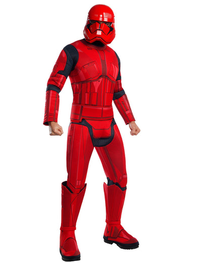 Déguisement luxe Sith Trooper pour adulte rouge avec masque intégral