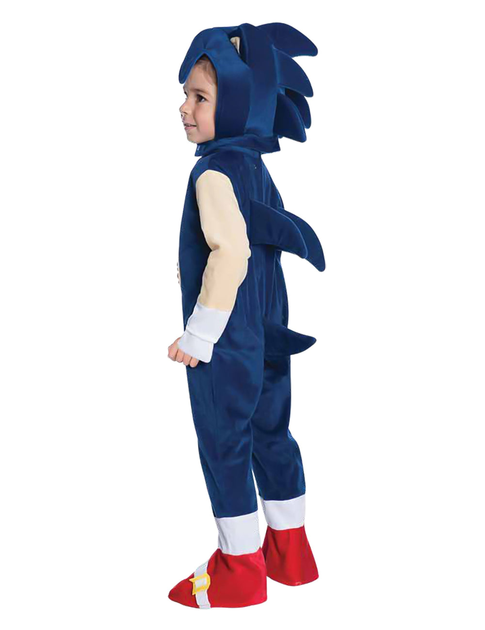 Vue de profil du déguisement luxe Sonic™ pour enfant