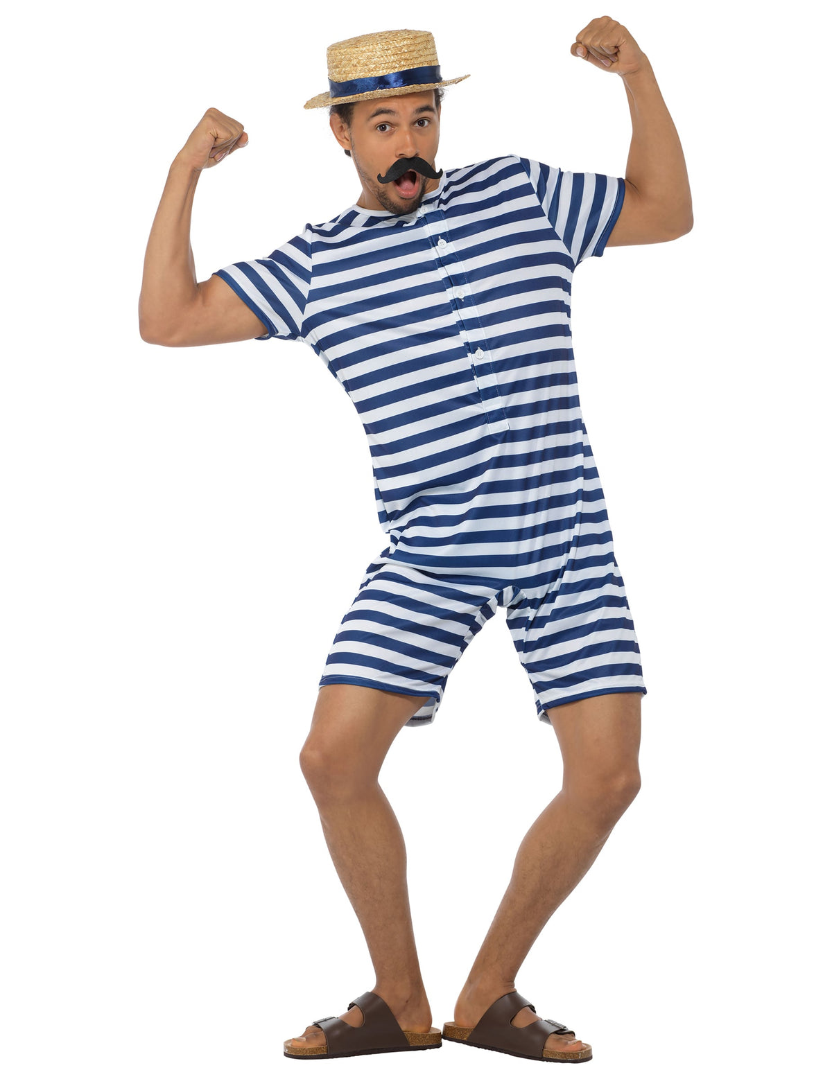 Vue d'ensemble du déguisement maillot de bain rétro pour homme