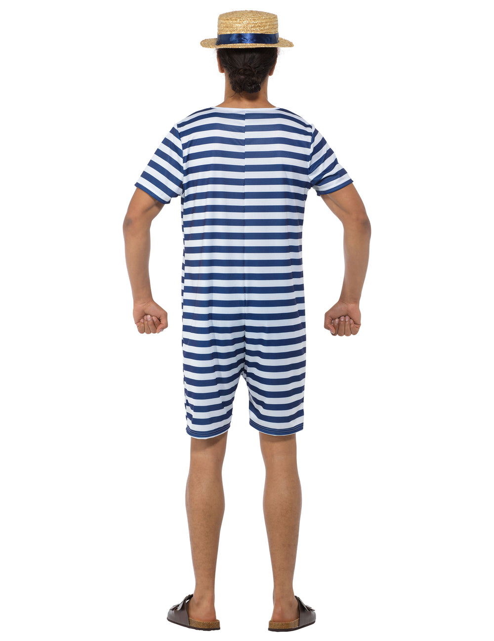 Vue de dos du déguisement maillot de bain rétro pour homme