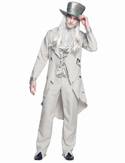Disfarce noivo fantasma Halloween