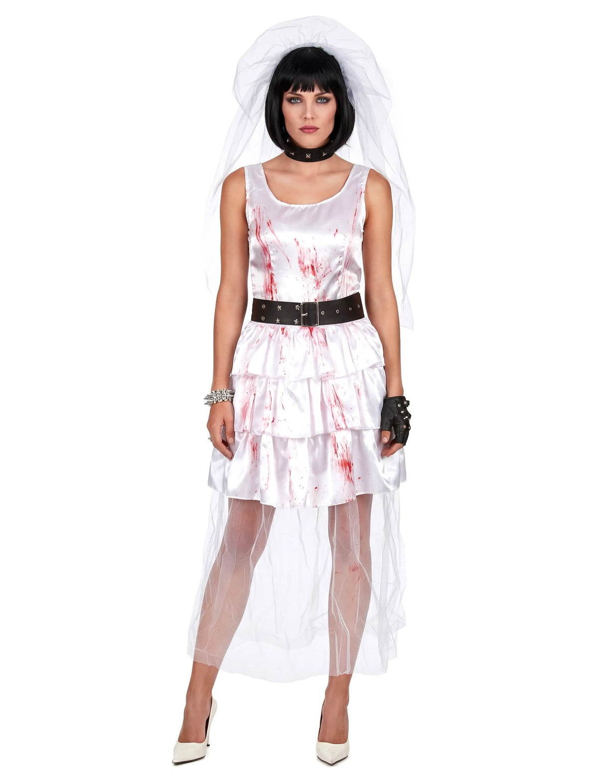 Disfarce noiva zombie mulher Halloween
