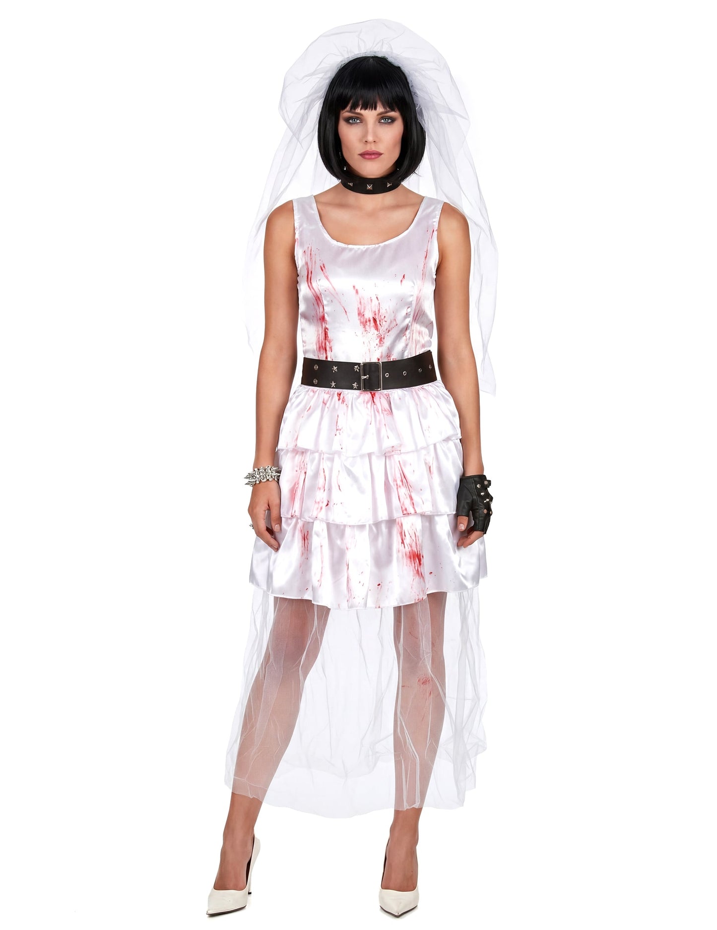 Disfarce noiva zombie mulher Halloween