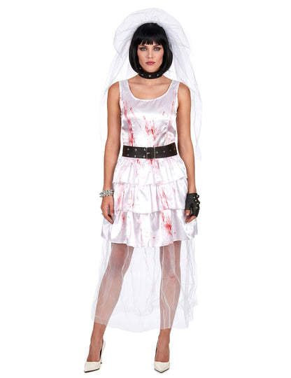 Disfarce noiva zombie mulher Halloween