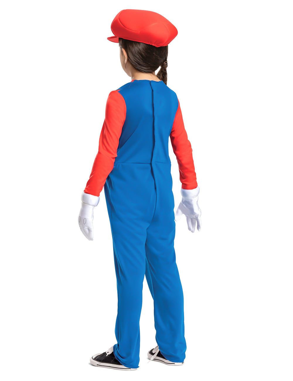 Vue de dos du déguisement de Mario™ pour enfant