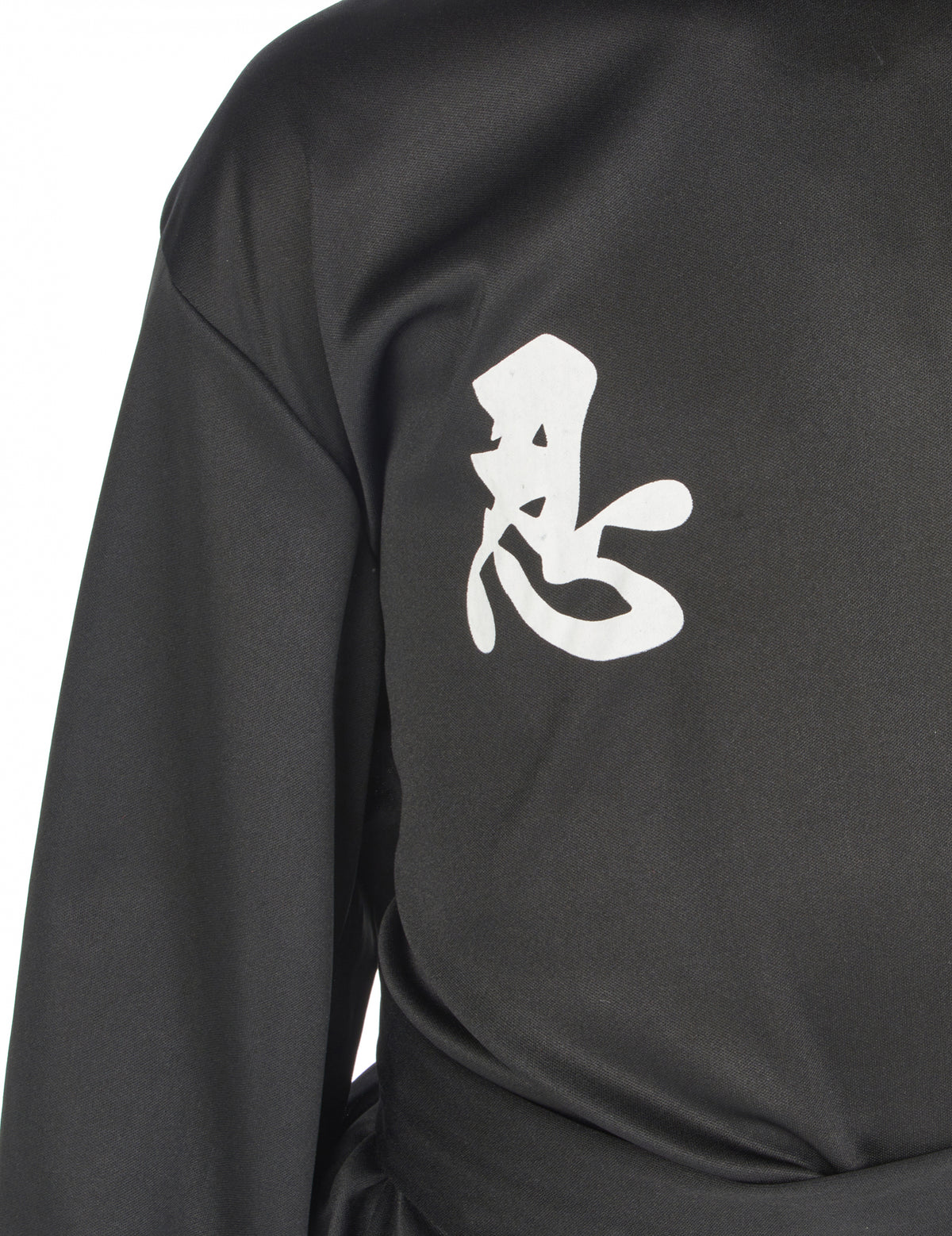 Déguisement ninja commando pour garçon noir avec symbole blanc