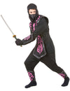 Disfarce ninja homem efeito feltro