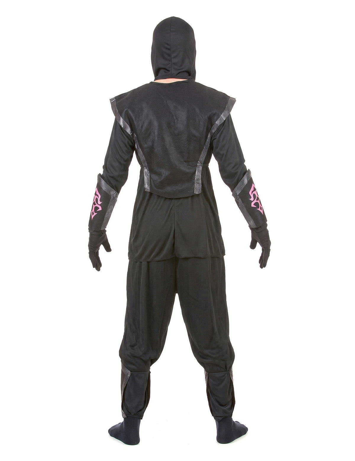 Disfarce ninja homem efeito feltro