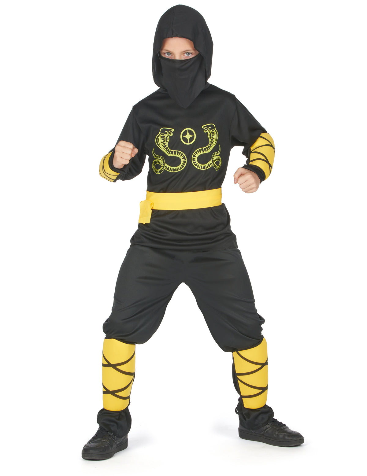 Vue d'ensemble du déguisement de ninja pour garçon