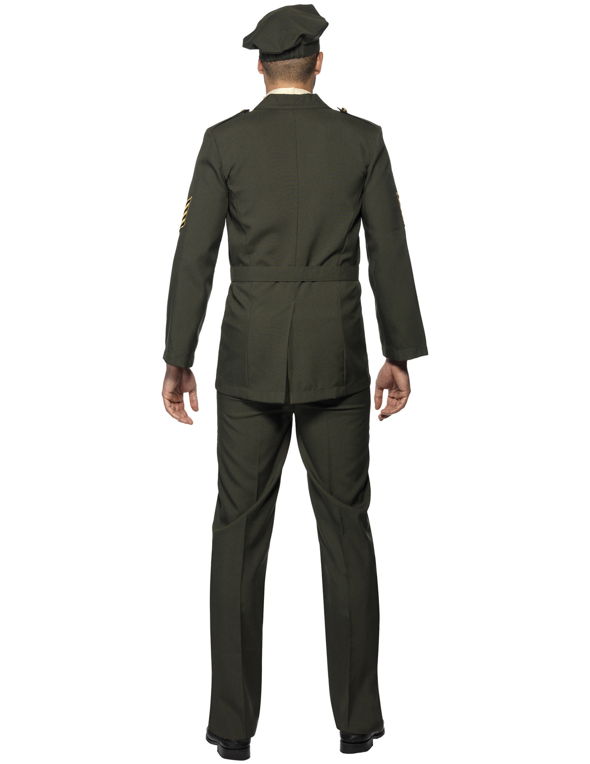 Vue de dos du déguisement d'officier militaire pour homme