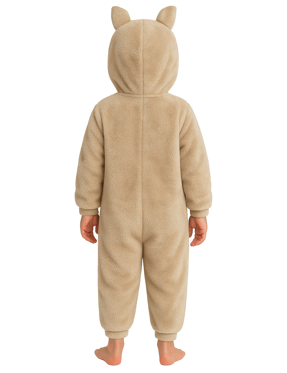 Vue de dos du déguisement peluche monstre pour enfant