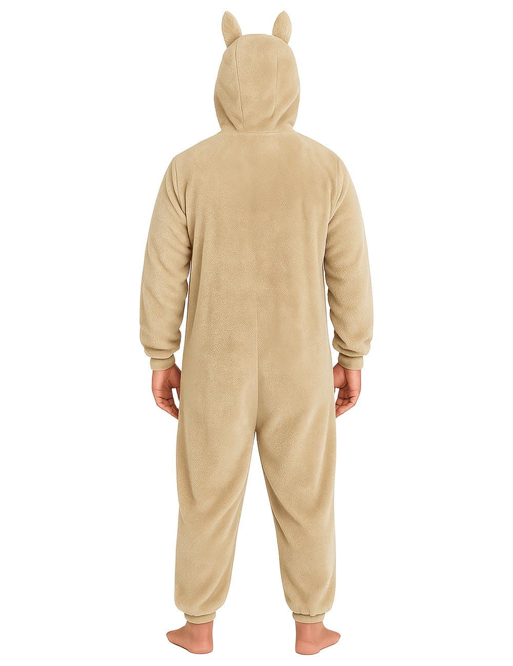 Vue de dos du déguisement peluche monstre pour homme