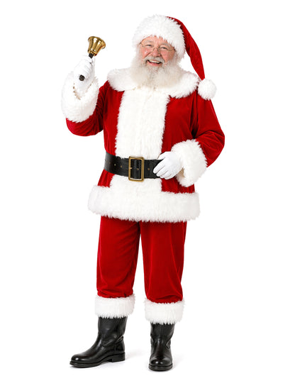 Disfarce de Pai Natal polar de luxo para homem