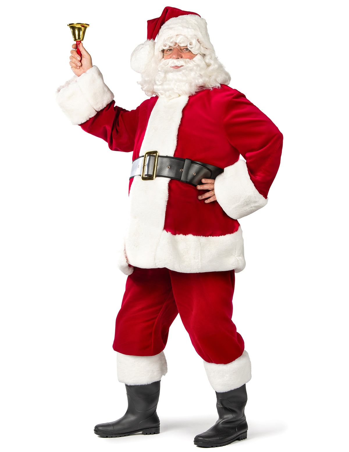 Vue de profil du déguisement de Père Noël