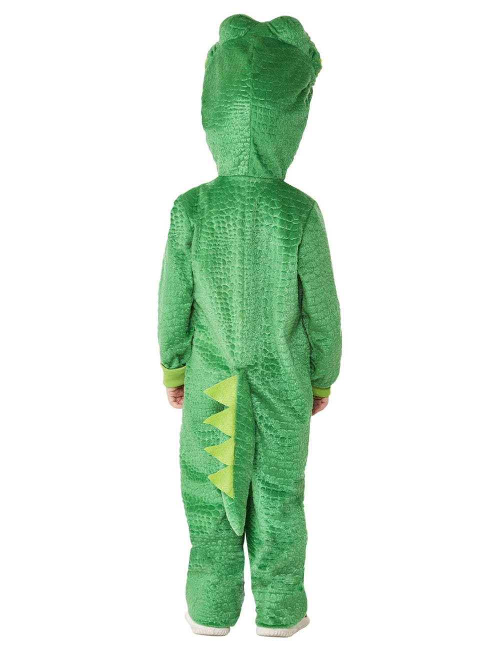 Vue de dos du déguisement petit croco pour bébé