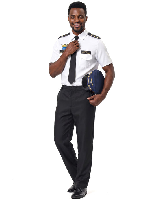 Piloto de avião homem