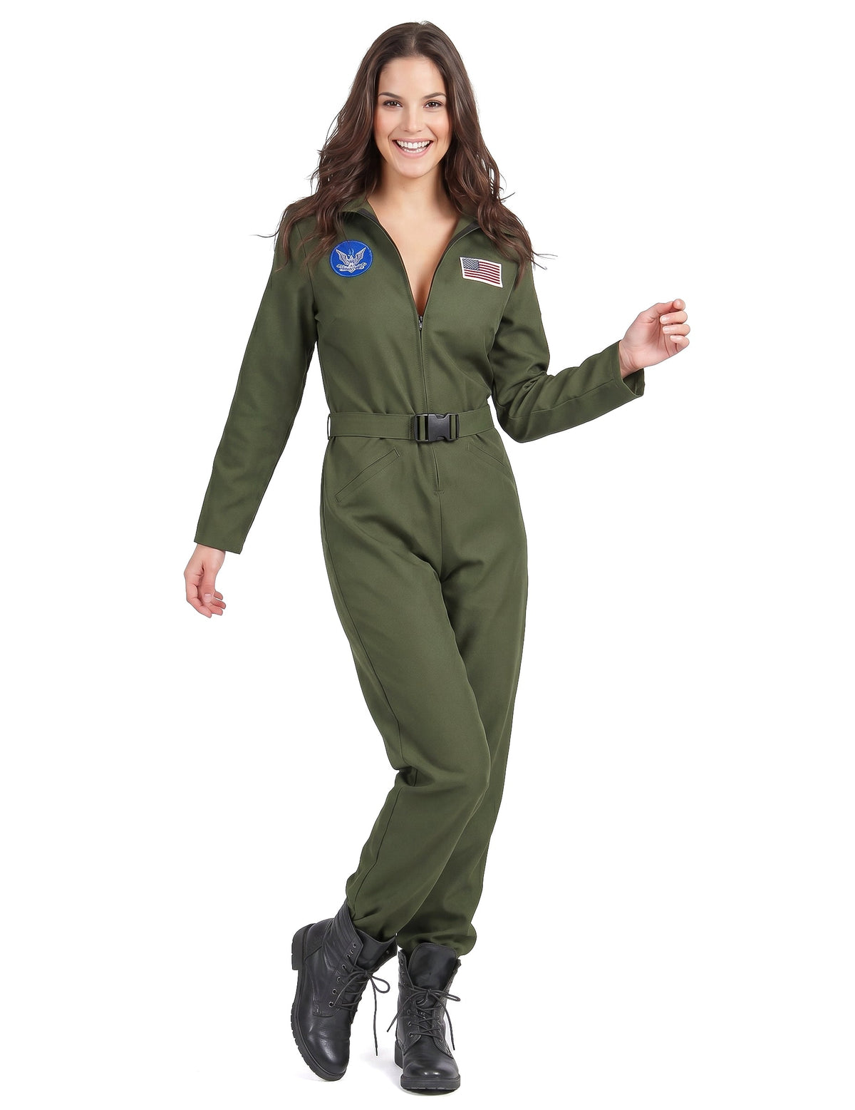 Disfarce piloto de avião mulher