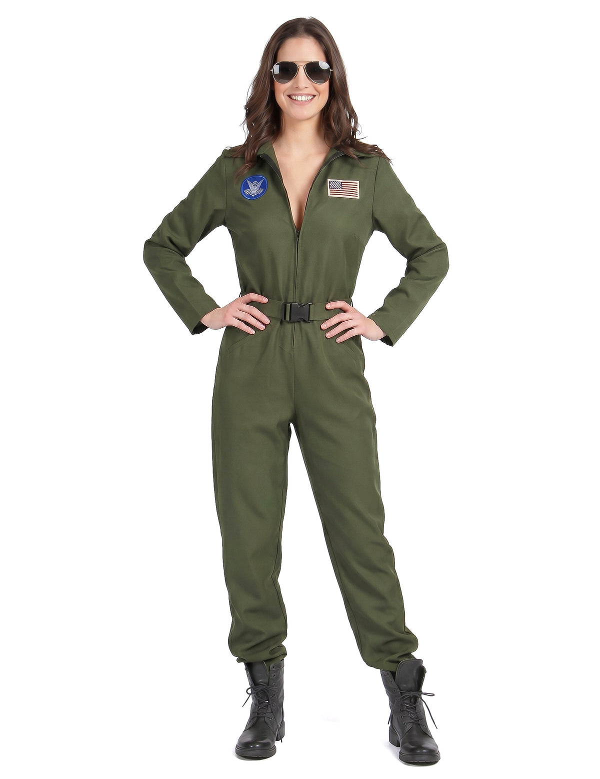 Disfarce piloto de avião mulher