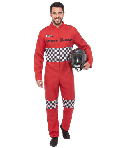 Disfarce piloto de formula 1 adulto