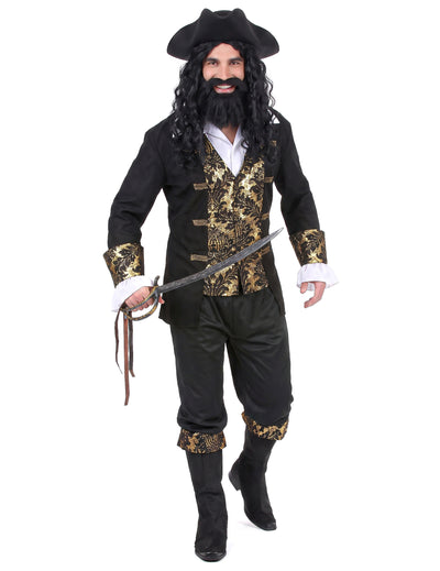 Disfarce pirata com desenhos homem