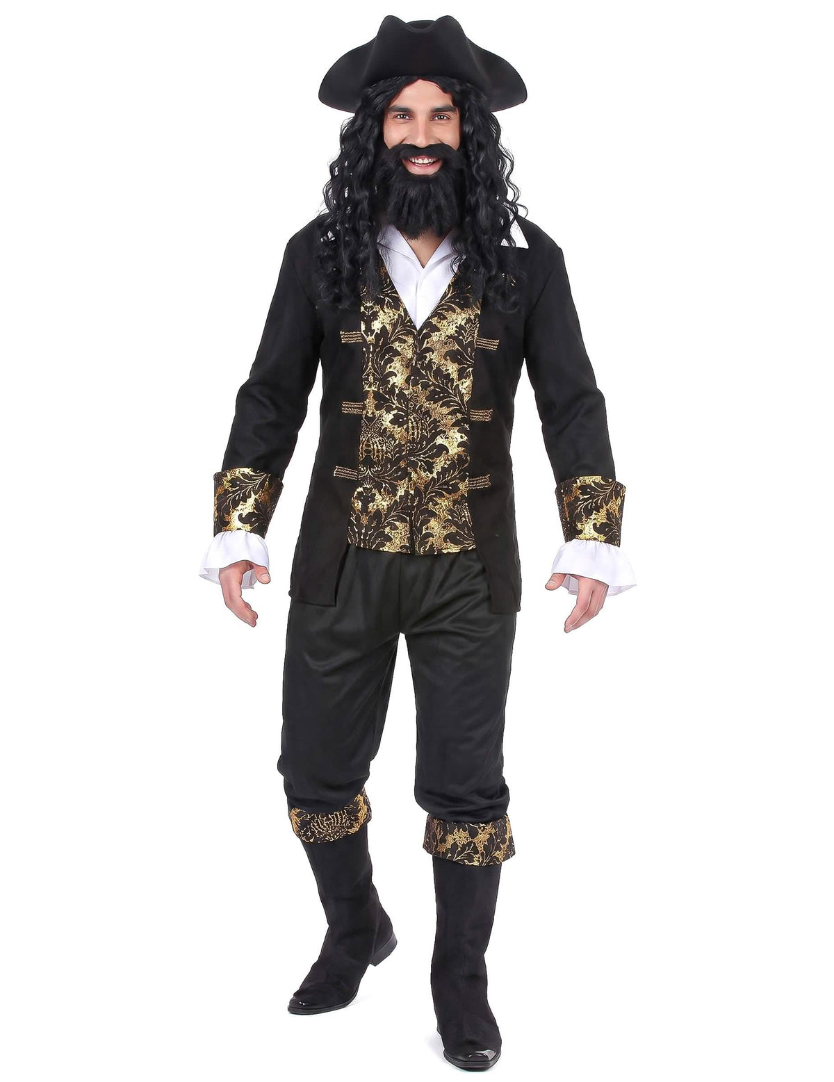 Disfarce pirata com desenhos homem