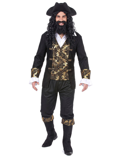 Disfarce pirata com desenhos homem