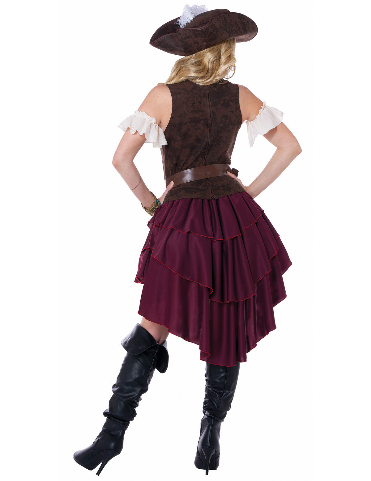 Disfarce pirata aventureira mulher