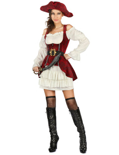 Disfarce pirata mulher