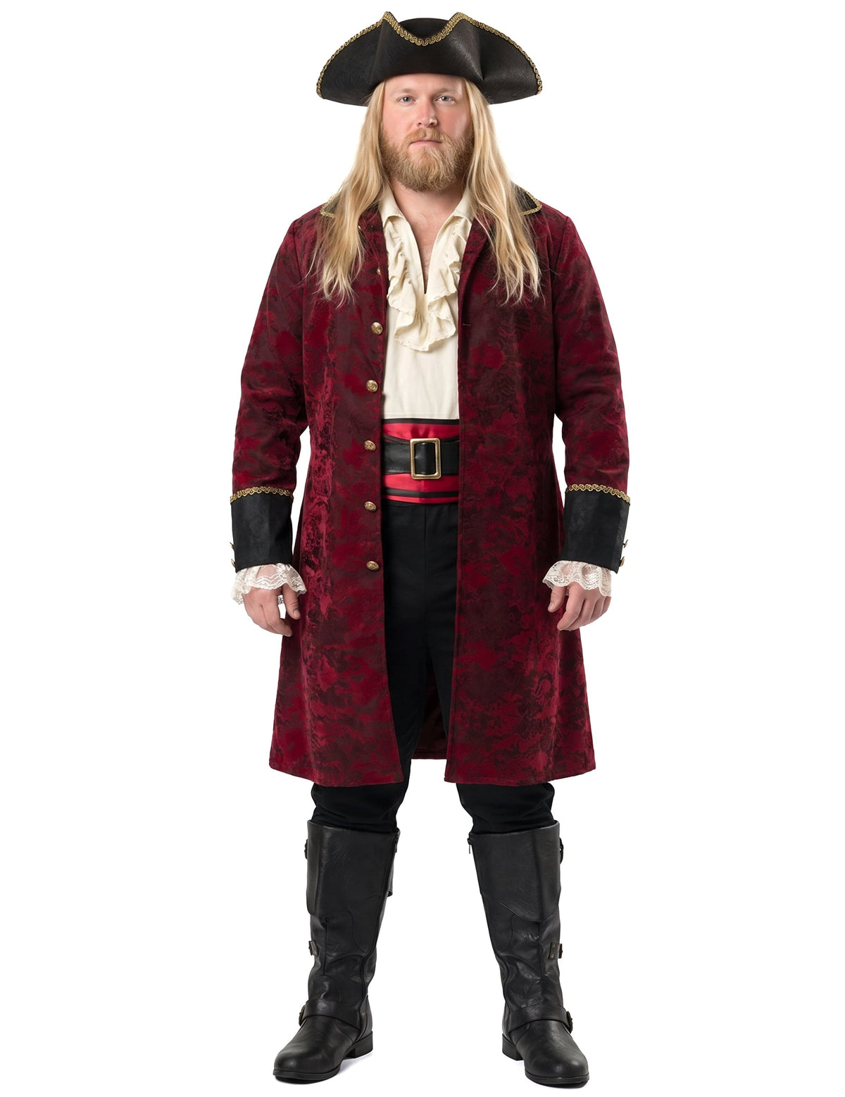Disfarce de pirata para homem