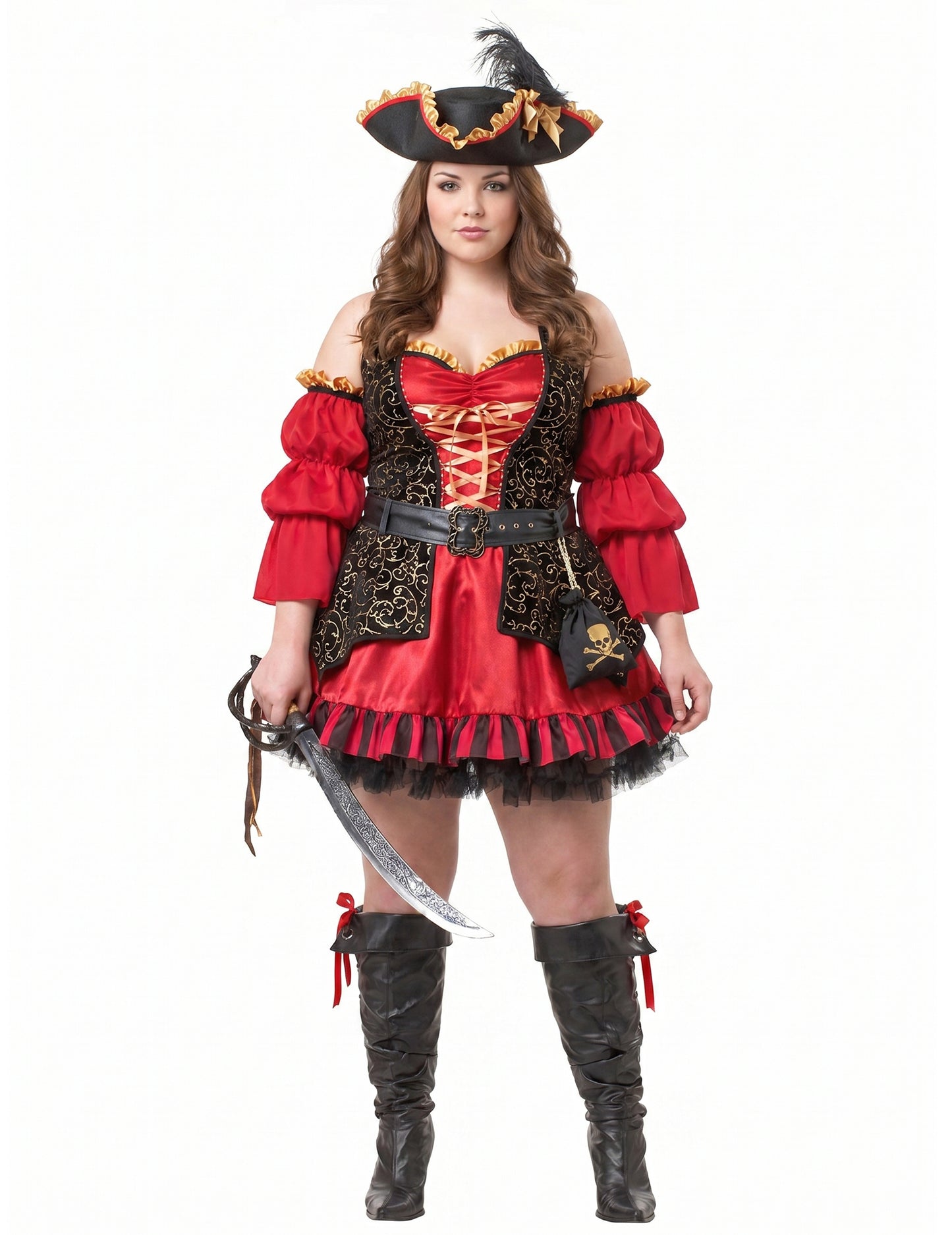Disfarce pirata Premium - mulher