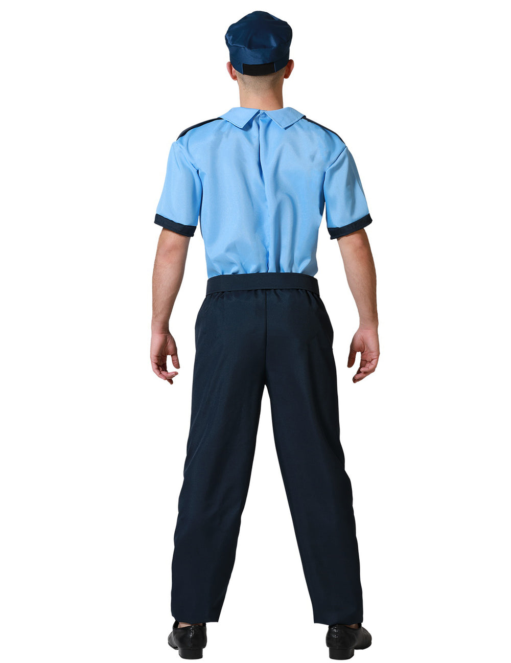 Vue de dos du déguisement de policier