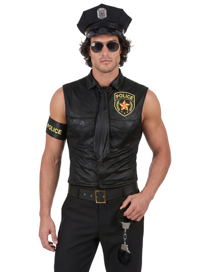 Disfarce polícia sexy homem