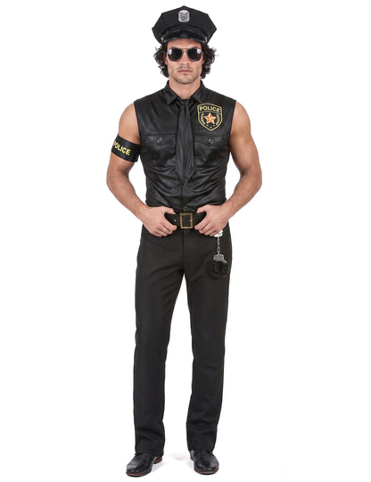 Disfarce polícia sexy homem