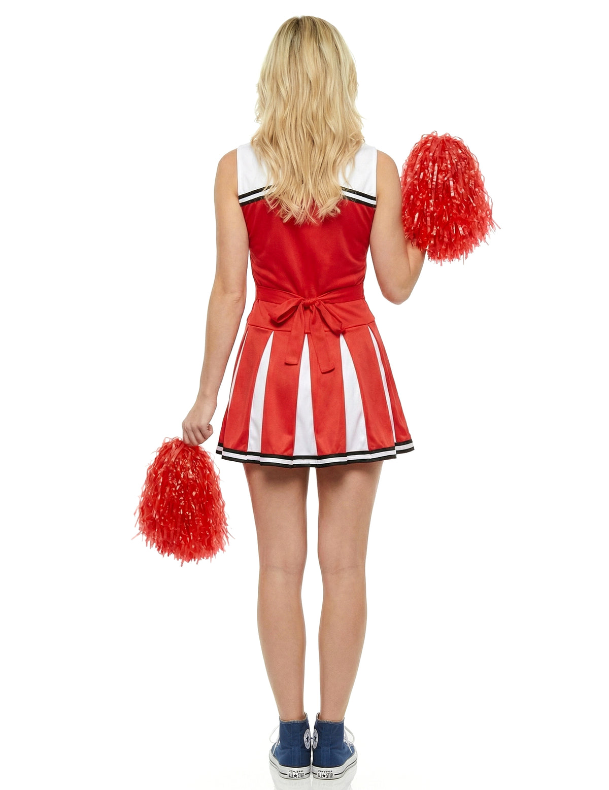 Disfarce pompom girl USA para mulher