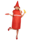 Disfarce de frasco de Ketchup para adulto