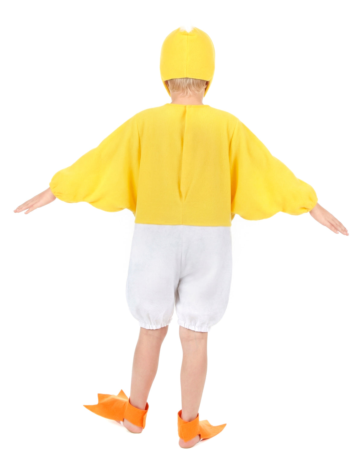 Vue de dos du déguisement de poussin pour enfant