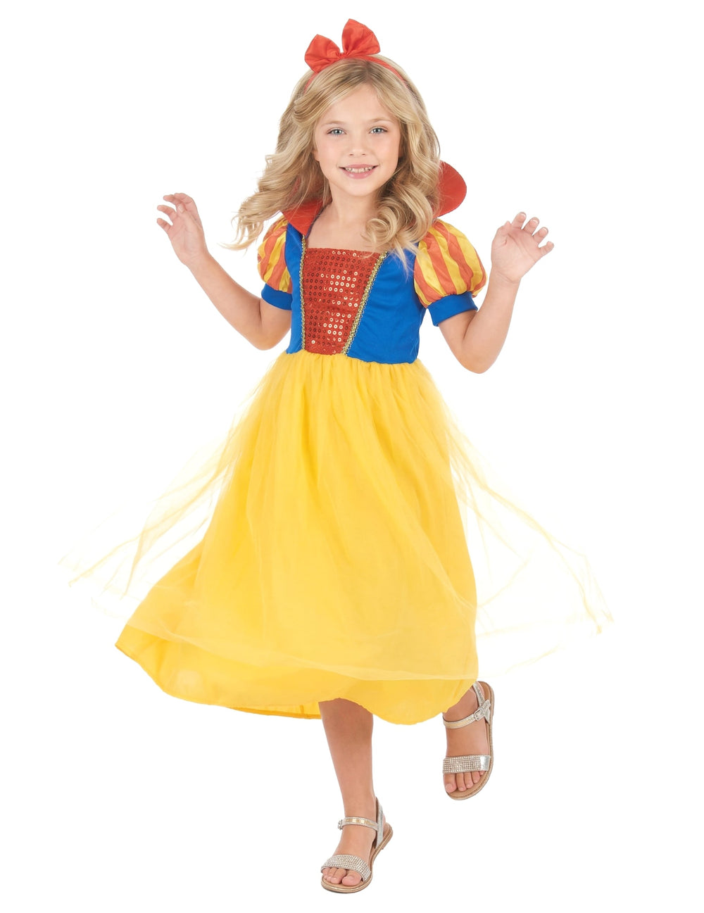 Vue d'ensemble du déguisement de princesse avec serre-tête