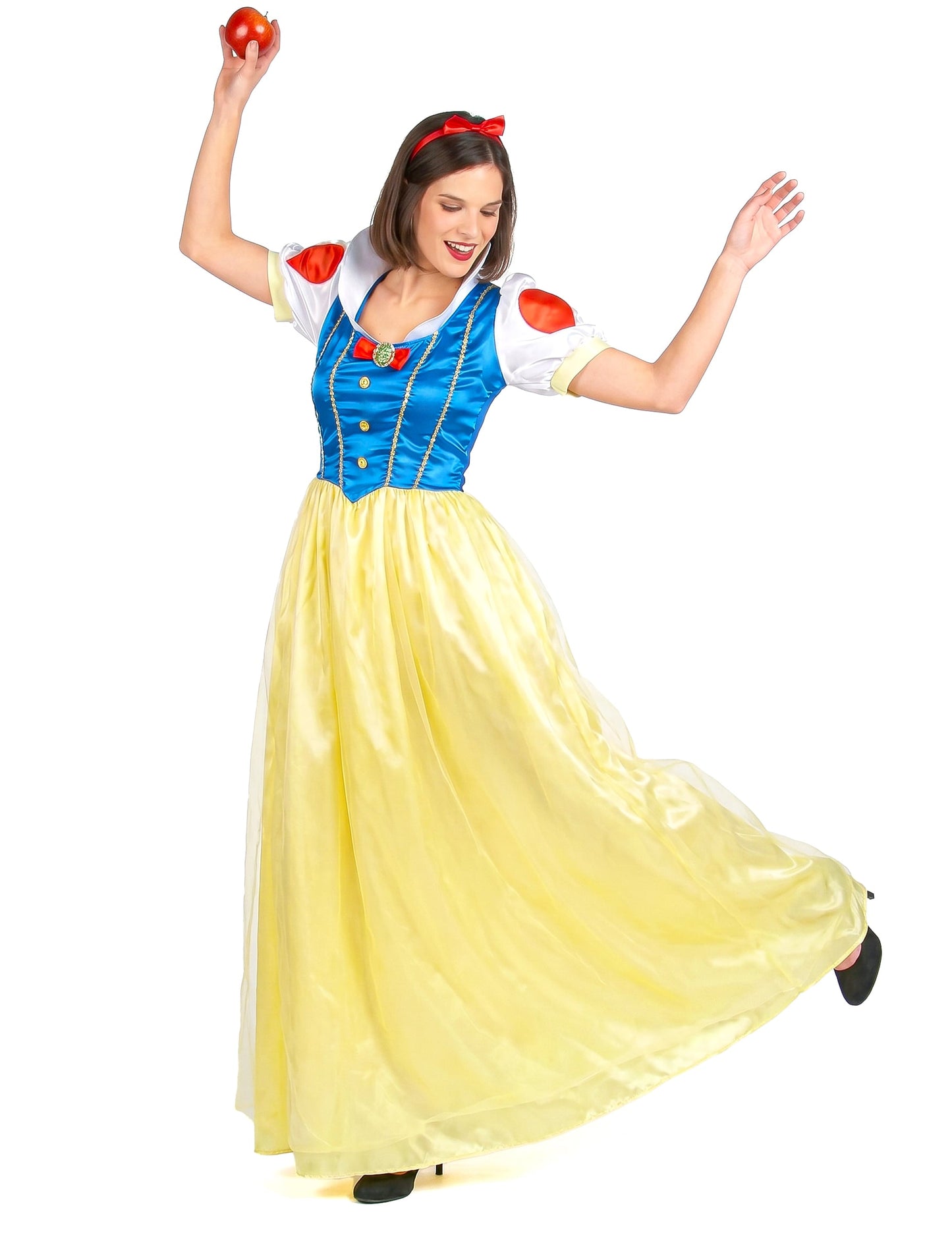 Disfarce princesa da neve mulher