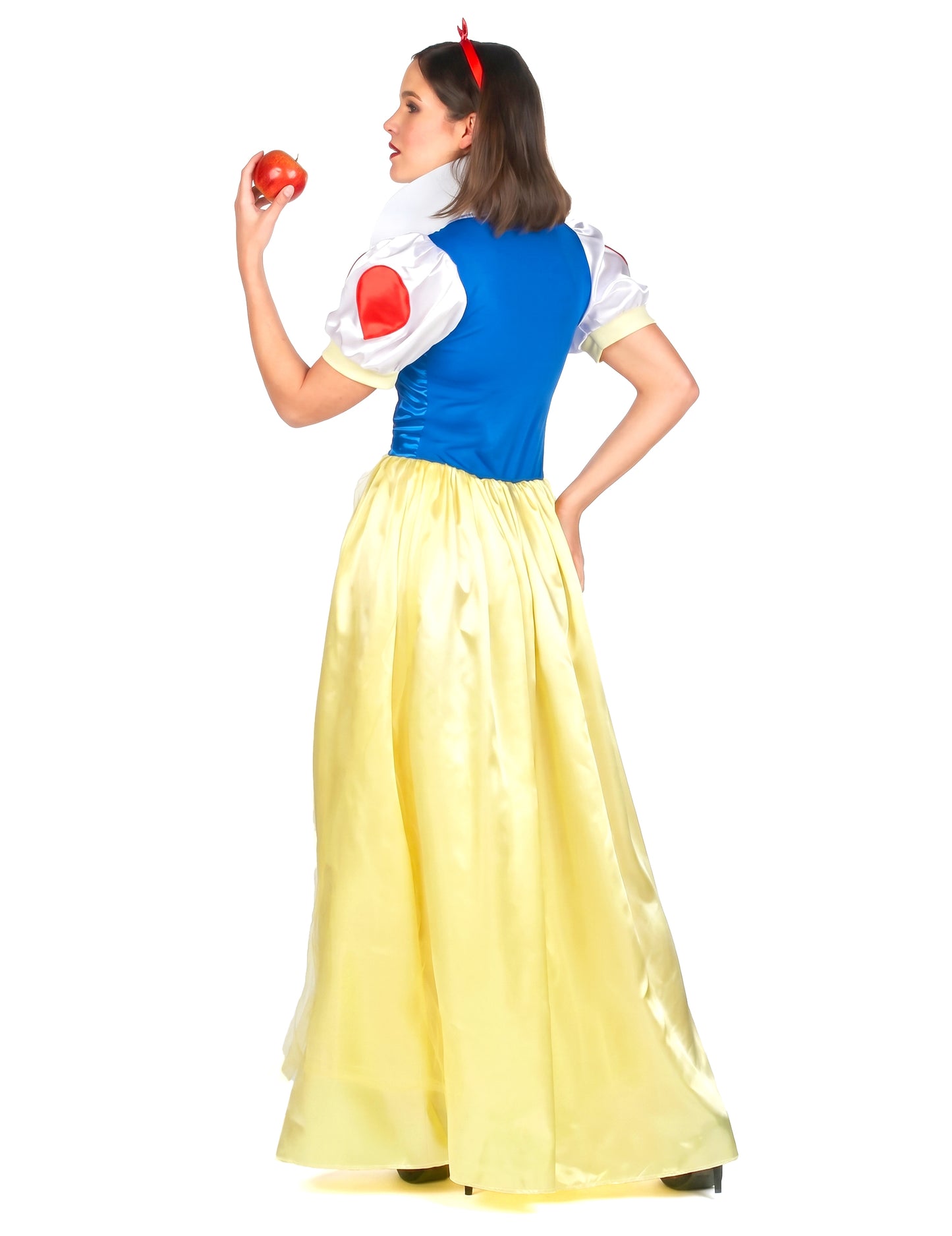 Disfarce princesa da neve mulher