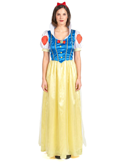 Disfarce princesa da neve mulher