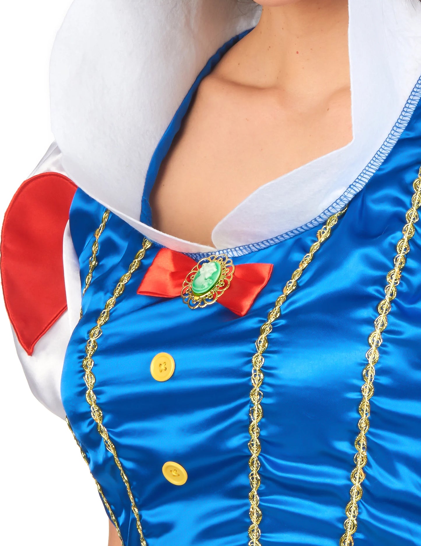 Disfarce princesa da neve mulher