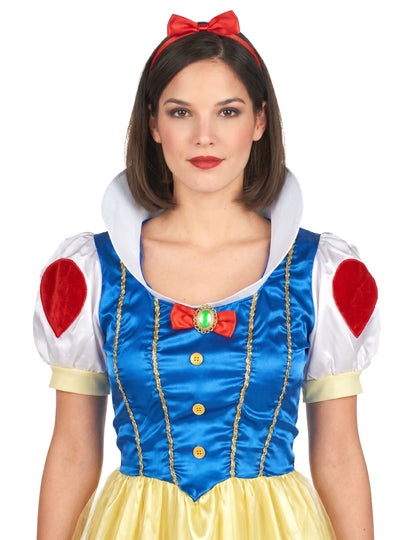 Disfarce princesa da neve mulher