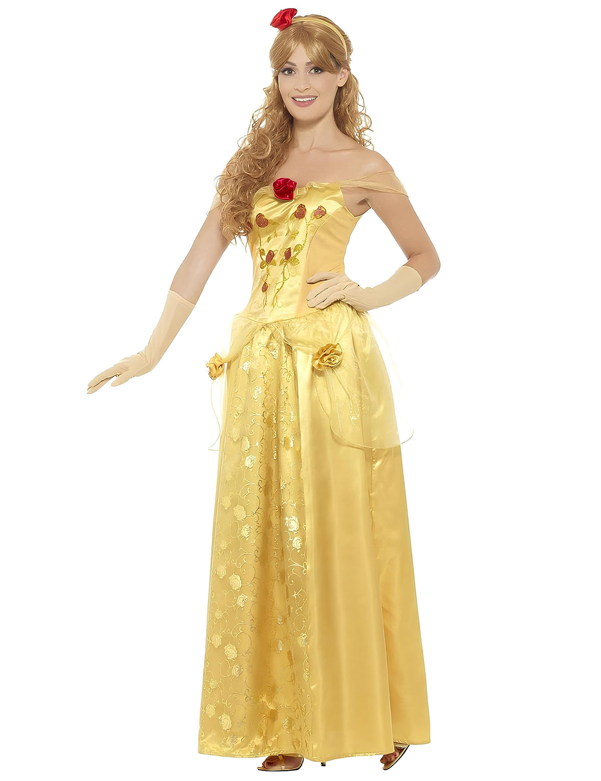 Vue de face du déguisement de princesse des rêves