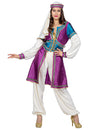 Fato de princesa oriental de luxo para mulher